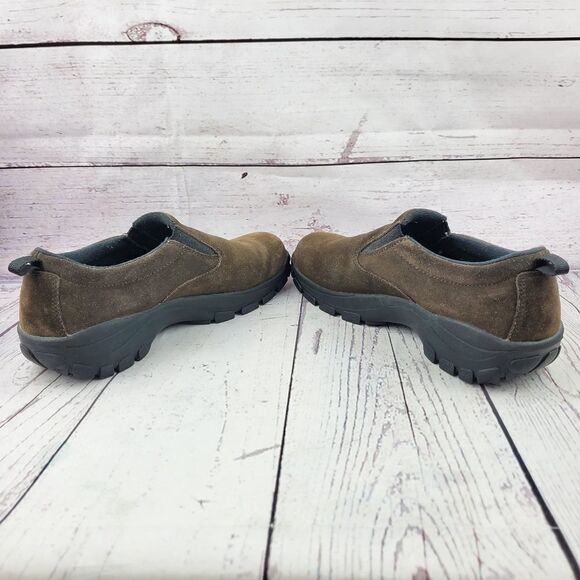 *CLEARANCE Lands End Womens All Weather Suede Slip On Moccasins - Picture 4 of 8